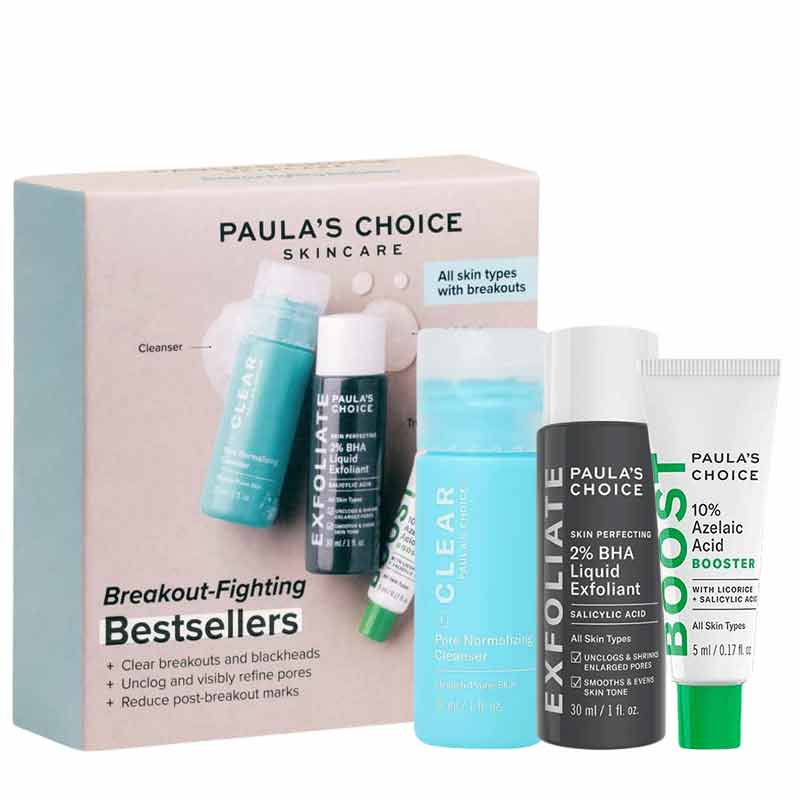 Paula's Choice Breakout Fighting Bestsellers Trial Kit