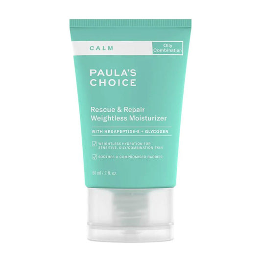 Paula's Choice Calm Rescue & Repair Weightless Moisturizer | Moisturiser | Paula's Choice | Skincare | Best paulas choice moisturiser | Moisturiser for sensitive skin | Moisturiser for oil skin | Moisturiser for combination skin