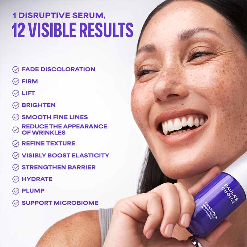 Paula's Choice Cellular Youth Longevity Serum Key Benefits