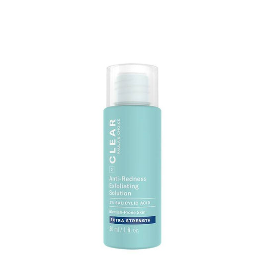 Paula's Choice Clear Anti-Redness Exfoliating Solution Extra Strength | Travel size | anti blemish treatment