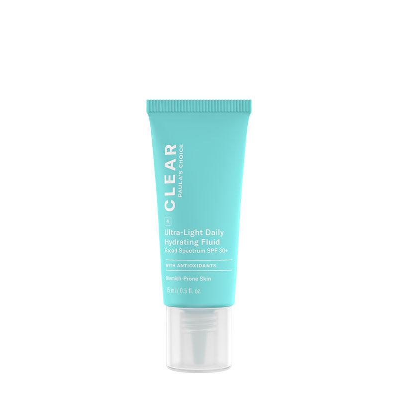 Paula's Choice Ultra-Light Daily Hydrating Fluid SPF30 | Travel size | vitamin E sunscreen