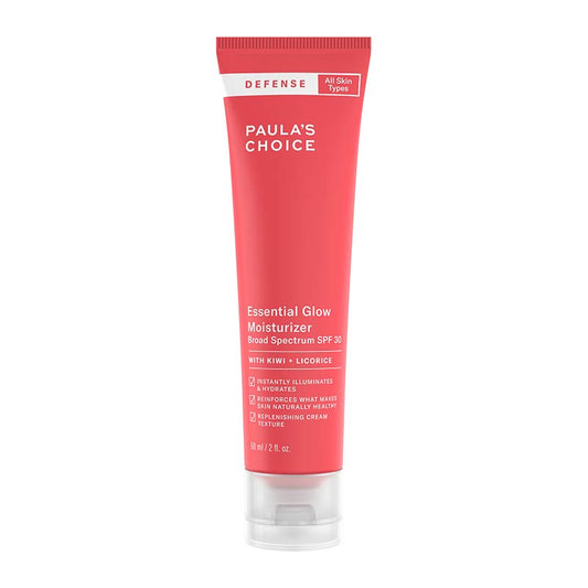 Paula's Choice Defense Essential Glow Moisturizer Broad Spectrum SPF 30 | illuminating sunscreen 