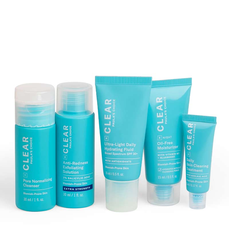Paula's Choice Trial Kit Clear Extra Strength | kit for clearing skin | how to clear acne