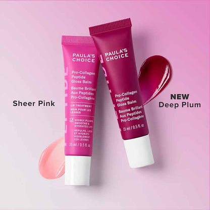 Paula's Choice Peptide Plumping Gloss Balm Duo Kit Shades