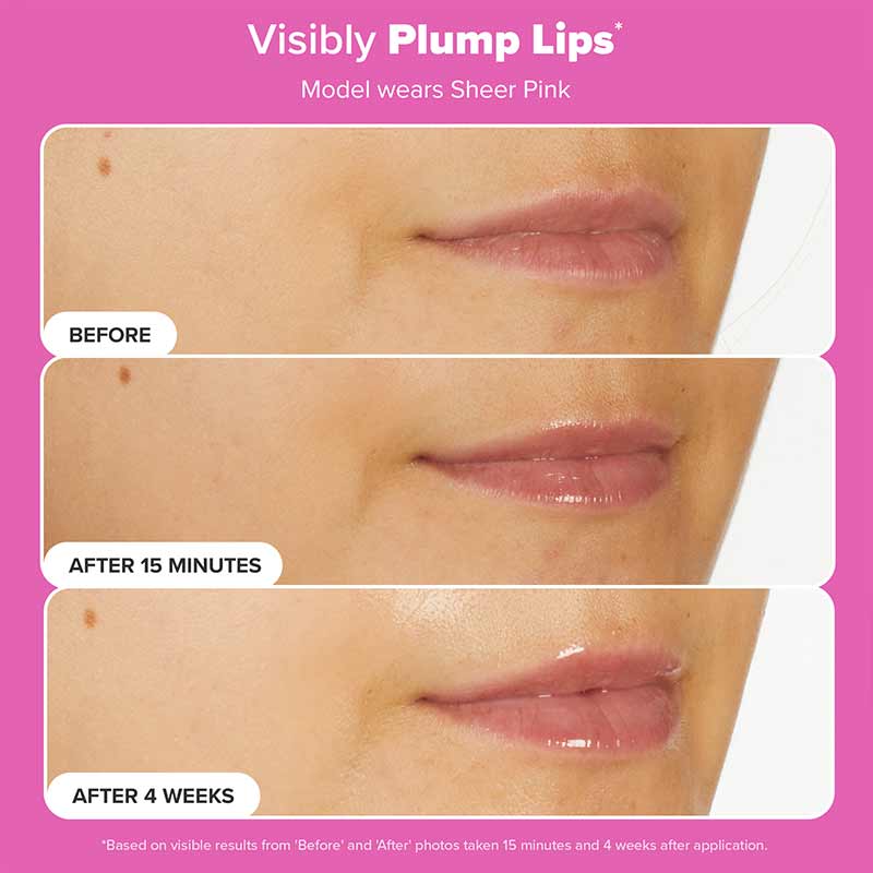 Paula's Choice Peptide Plumping Gloss Balm Before & After