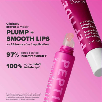 Paula's Choice Peptide Plumping Gloss Balm Duo Kit Claims