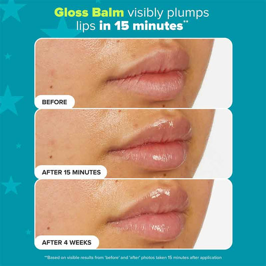 Paula's Choice Plumping Gloss Balm Before & After