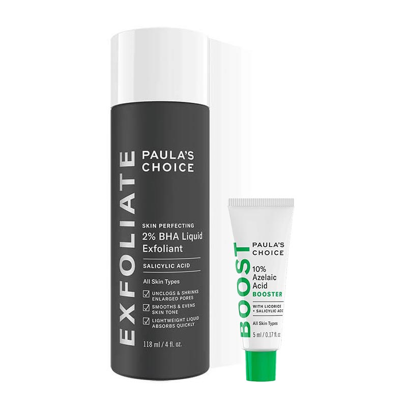 Paula's Choice Skin Perfecting 2% BHA Exfoliating Toner + FREE Boost 10% Azelaic Acid