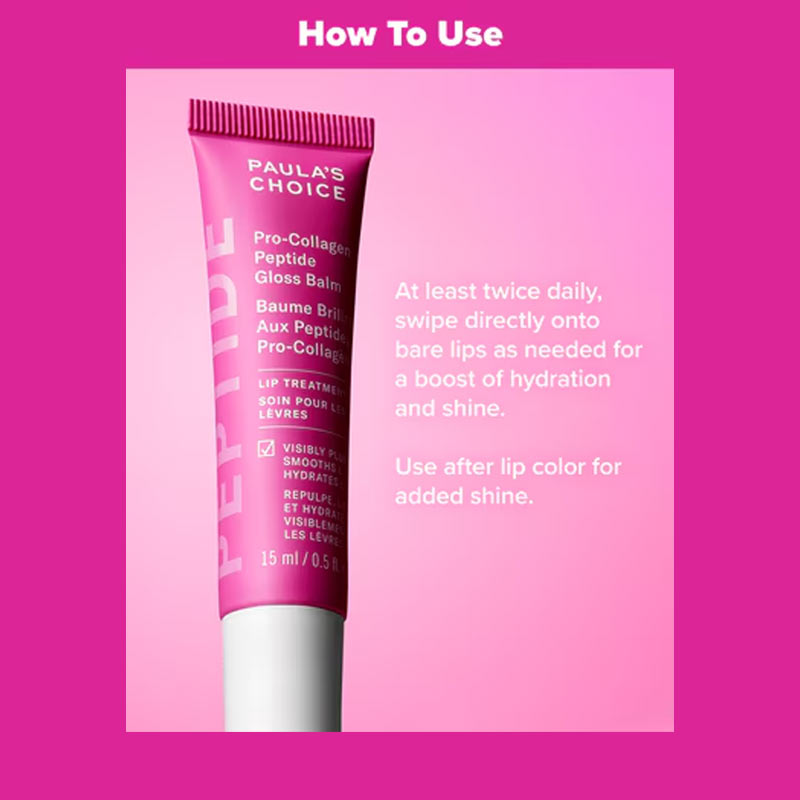 Paula's Choice, Pro-Collagen Peptide Lip Gloss Balm