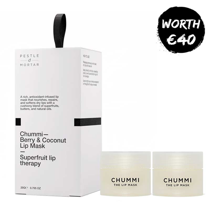 Pestle & Mortar Chummi Berry & Coconut Lip Mask Tree Hanger