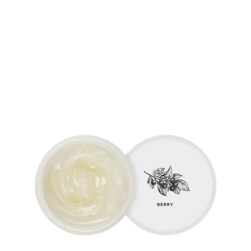 Pestle &amp; Mortar Chummi Lip Mask is a luxurious lip treatment mask that is enriched with plant butters and berry extracts that exfoliate, soften and nourish dry, chapped lips overnight. These deeply moisturising lip masks visibly restore and repair dry lips to reveal a plump, supple pout by morning. Available in three flavours: Berry