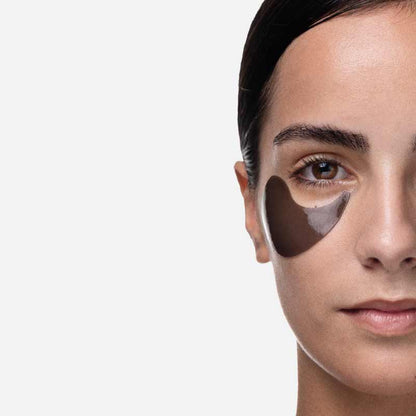 Pestle & Mortar Pure Hyaluronic Hydrogel Eye Patches on model