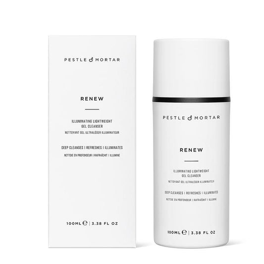 Pestle & Mortar Renew Illuminating Lightweight Gel Cleanser | illuminating face cleanser
