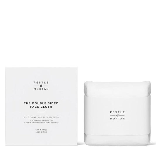 Pestle & Mortar The Double Sided Face Cloths | 100% cotton
