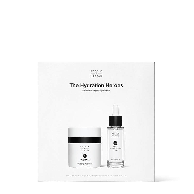 Pestle & Mortar The Hydration Heroes Skincare Gift Set Outer Box
