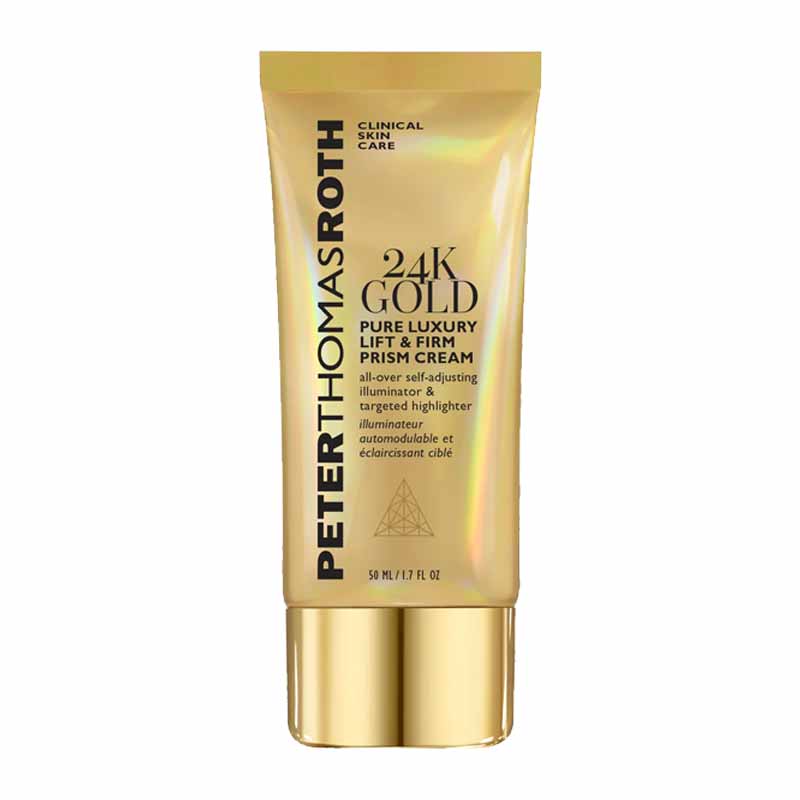 Peter Thomas Roth 24K Gold Pure Luxury Lift & Firm Prism Cream, face & body highlighter, glowy skin