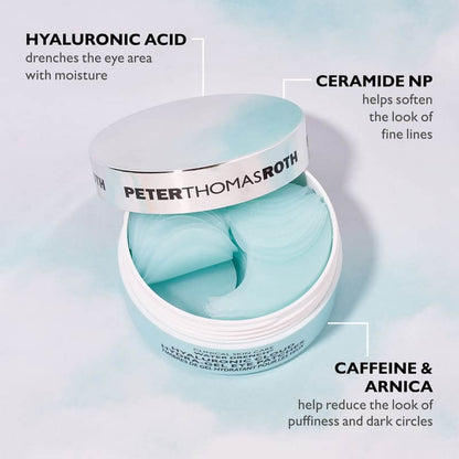 Peter Thomas Roth, Peter Thomas Roth Eye Patch Galaxy 2-Piece kit of Full Sizes, ceramide eye patches, caffeine eye patches