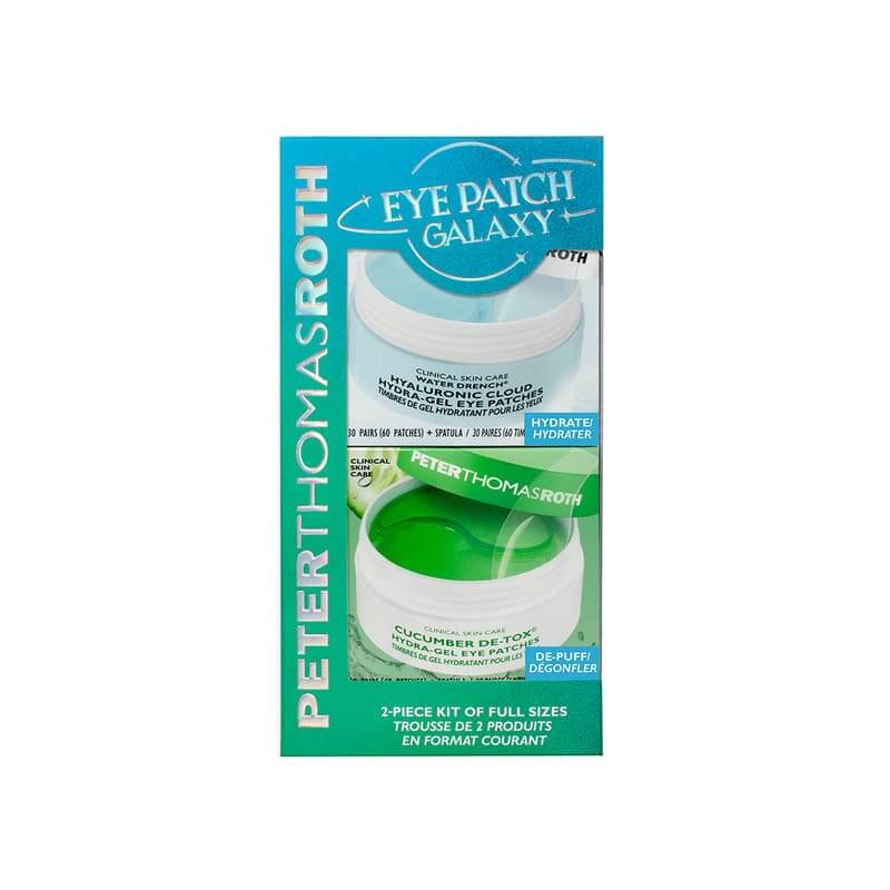 Peter Thomas Roth, Peter Thomas Roth Eye Patch Galaxy 2-Piece kit of Full Sizes, Hydra-Gel Eye Patches, Water Drench patches, hydrate and reduce fine lines