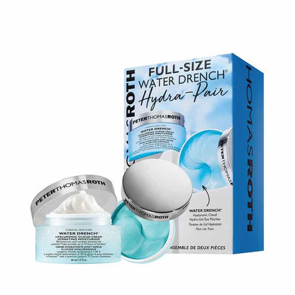 Peter Thomas Roth, Peter Thomas Roth Full Size Water Drench Super Hydrators 2-Piece Kit, skincare for dry skin, hydrating moisturiser, hydrating eye patches