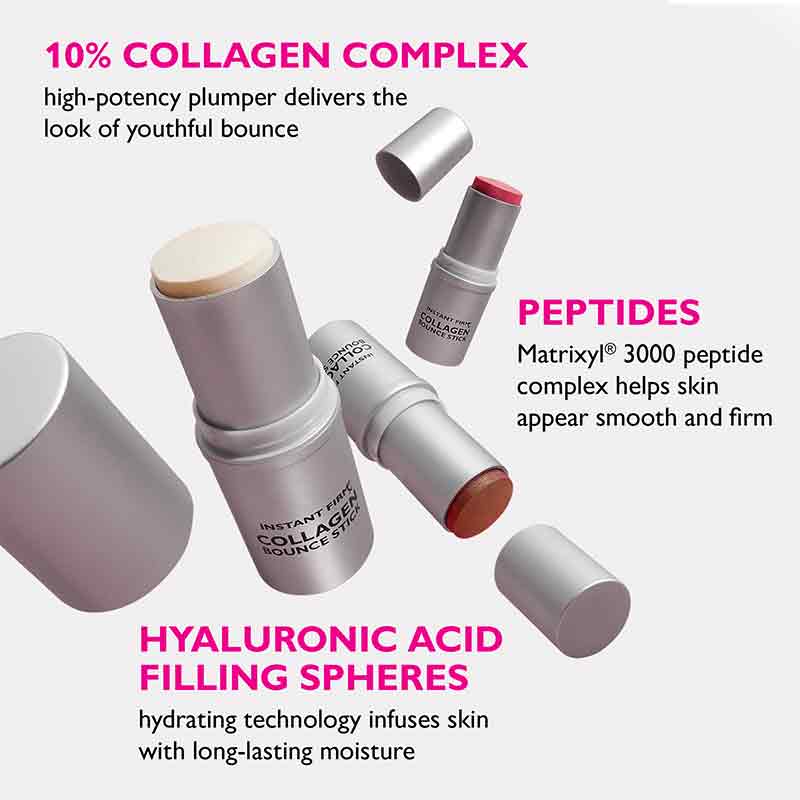 Peter Thomas Roth Instant FIRMx Collagen Bounce Stick Blush Glow, makeup for ageing skin, firming skincare