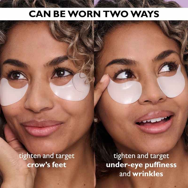 How to wear the Peter Thomas Roth Instant FIRMx Collagen Infusion Tighteneing Eye Patches