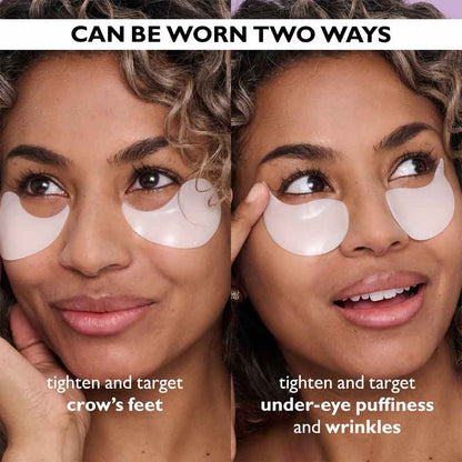 How to wear the Peter Thomas Roth Instant FIRMx Collagen Infusion Tighteneing Eye Patches