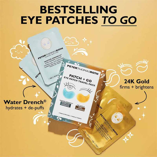 Peter Thomas Roth Patch + Go Eye Patch Travel Pack 4 pairs