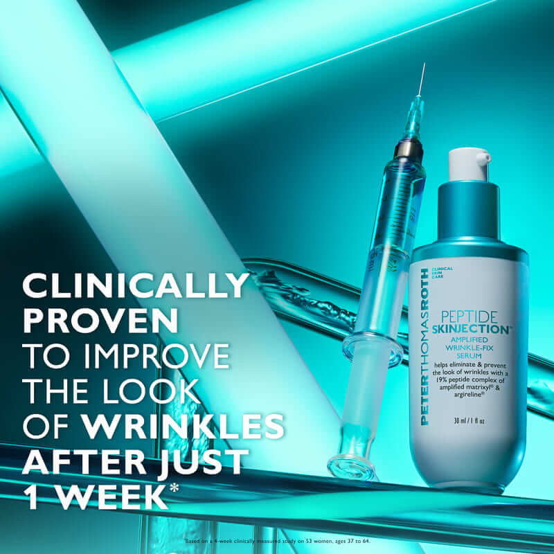 Peter Thomas Roth, Peter Thomas Roth Peptide Skinjection Amplified Wrinkle-Fix Serum, Improve Wrinkles, Extend Botox Results