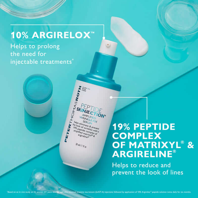 Peter Thomas Roth, Peter Thomas Roth Peptide Skinjection Amplified Wrinkle-Fix Serum, Peptide Serum, Reduce Facial Lines