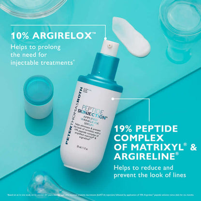 Peter Thomas Roth, Peter Thomas Roth Peptide Skinjection Amplified Wrinkle-Fix Serum, Peptide Serum, Reduce Facial Lines