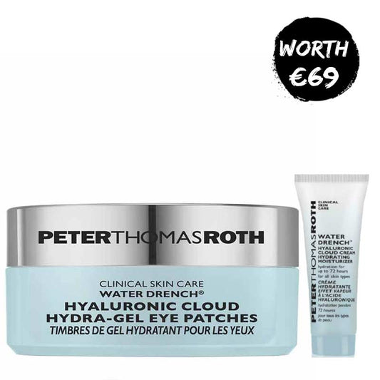 Peter Thomas Roth Water Drench Hyaluronic Cloud Eye Patches + FREE Water Drench Moisturiser