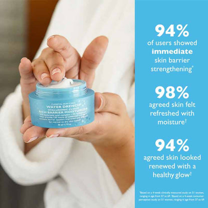 Peter Thomas Roth Water Drench Hyaluronic Cloud Rich Barrier Moisturiser, Moisturiser for weak skin barrier, dry skin 