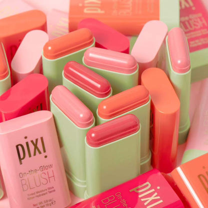 PIXI On-The-Glow Blush | makeup | PIXI | blush | pink blush | rosie blush | makeup from PIXI | blush sticks