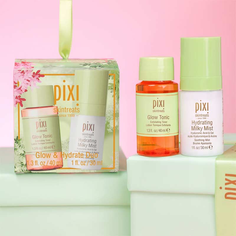 PIXI Glow Tonic & Hydrating Milky Mist Duo Tree Hanger
