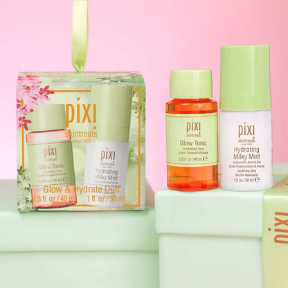 PIXI Glow Tonic & Hydrating Milky Mist Duo Tree Hanger