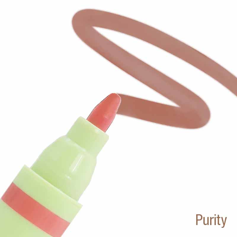 PIXI LipBlush Lip Stain Pen Purity, brown lipstick mauve lipstick, nude lip, nude lip stain