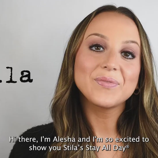 how to use the Stila Stay All Day Smudge & Set Waterproof Gel Eye Liner tutorial video