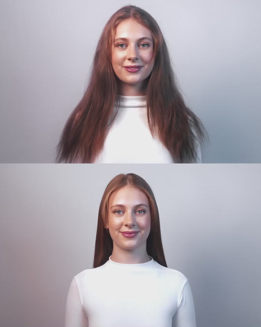 ANSWR At-Home Keratin Treatment Before and after video, treatments for frizzy hair