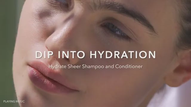 How to use the Pureology Hydrate Sheer Shampoo and Conditioner Video