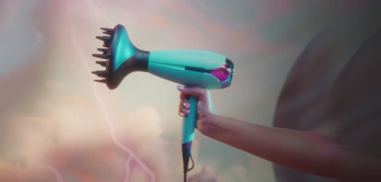 ghd, ghd Futurescape Limited Edition Helios Hair Dryer in Mystic Aqua, hair dryer diffuser 