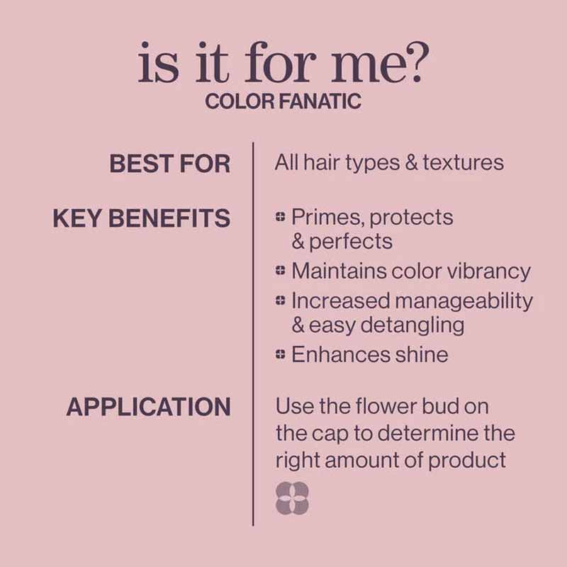 Pureology Colour Fanatic Multi-Tasking Leave-In Spray, who should use the Pureology Colour Fanatic Multi-Tasking Leave-In Spray