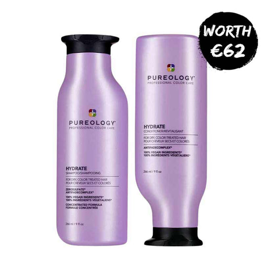 Pureology Hydrate Shampoo & Conditioner Duo For Dry, Coloured Hair