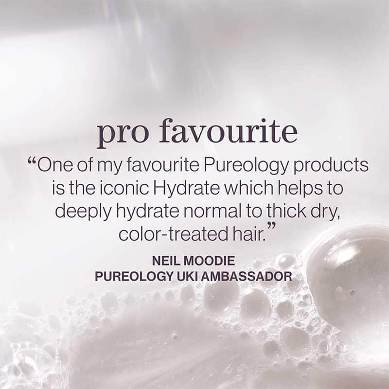 Pureology Hydrate Shampoo, hydrating shampoo for normal to thick dry colour treated hair