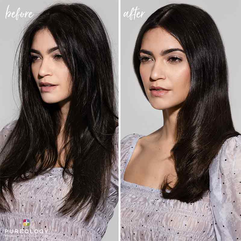Pureology Hydrate Soft Softening Treatment Mask before and after