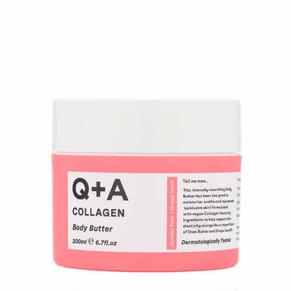 Q+A Collagen Body Butter, body moisturiser, very dry skin 