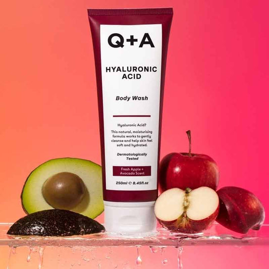 Q+A Hyaluronic Acid Body Wash | hyaluronic shower gel