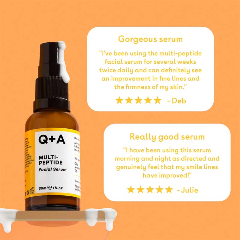 Q+A Multi-Peptide Facial Serum Reviews
