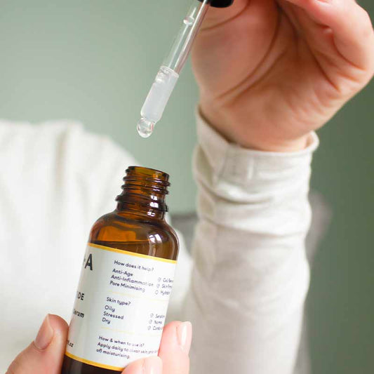 Q+A Peptide Facial Serum | ageing skin serum