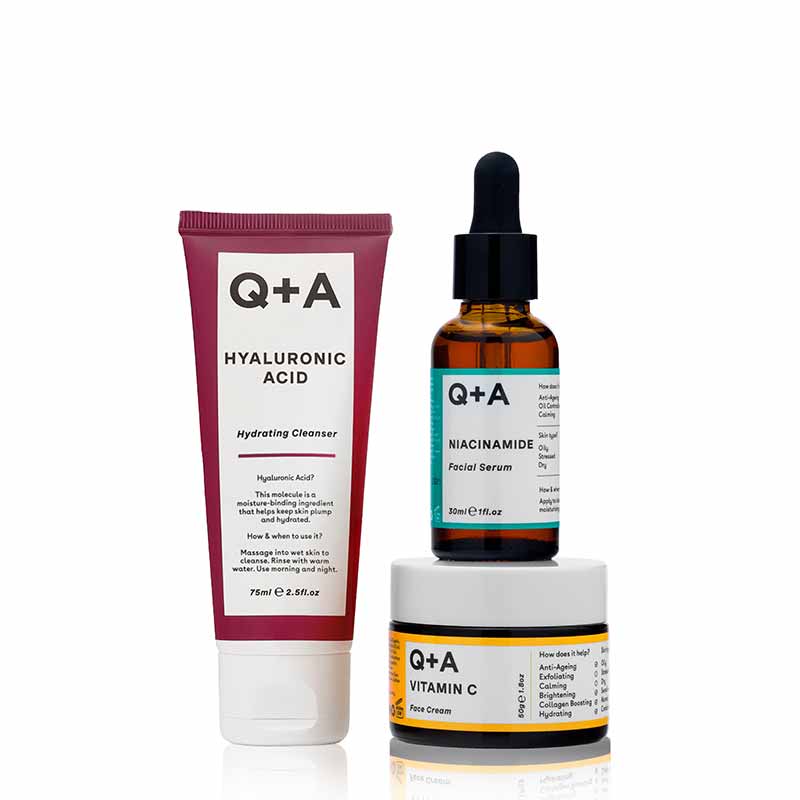 Q+A Skincare Treats Gift Set Products