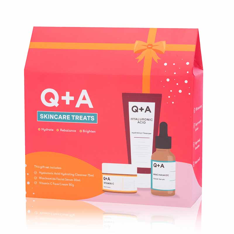 Q+A Skincare Treats Gift Set Gift Box